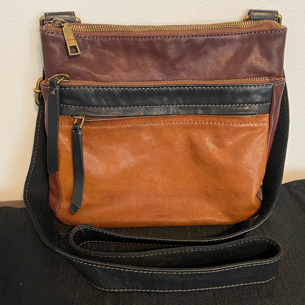 Fossil Corey leather crossbody purse
